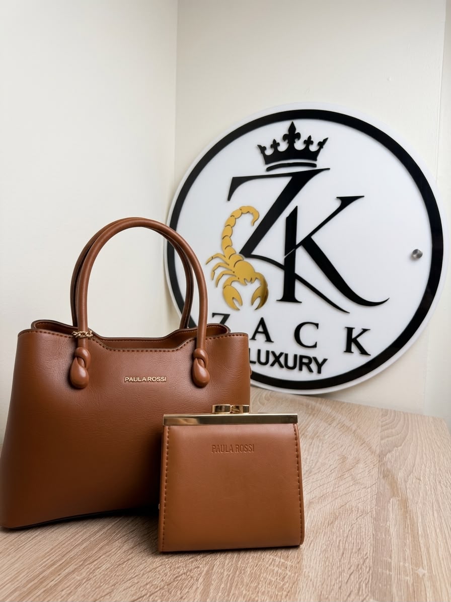 Paula Rossi Tan Brown Handbag
